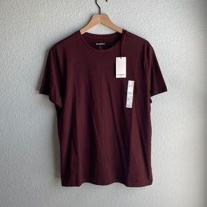 Goodfellow & Co Maroon Tee Large - New With Tags